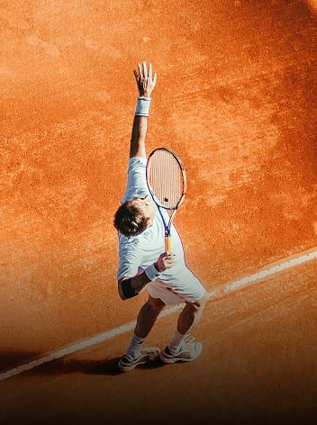 Athlete recovering focus