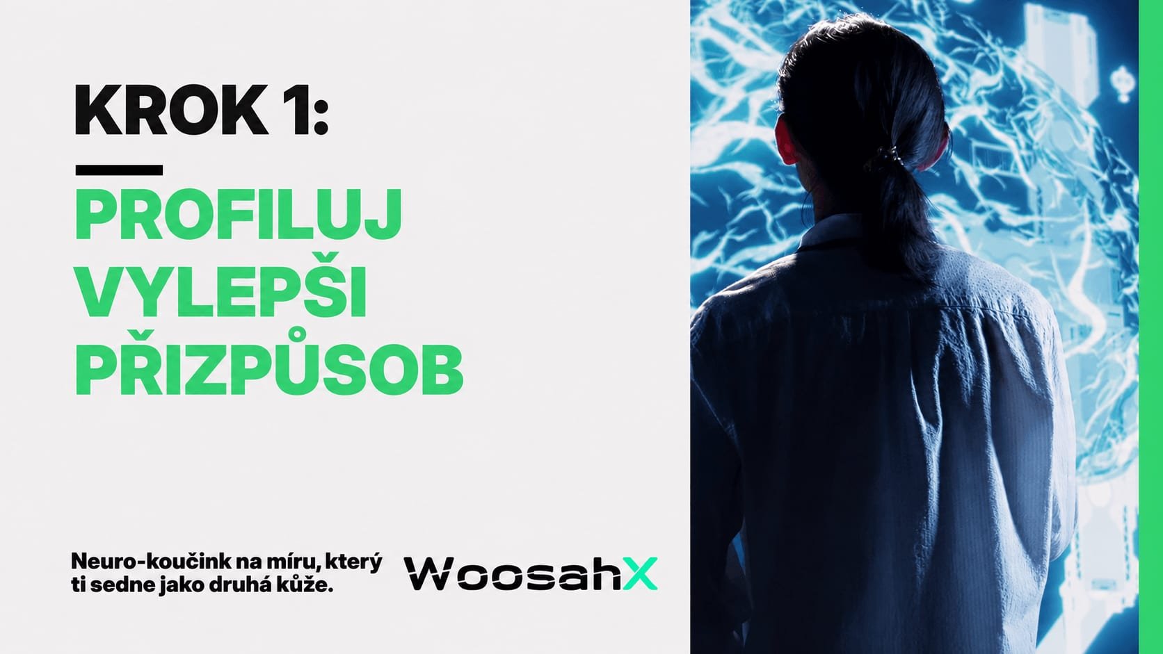Úvodní snímek vysvětlujícího videa WoosahX